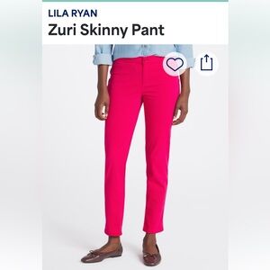 Lila Ryan Pink Skinny Pants | Low Rise | Size 16